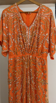 Robe soirée demi manches