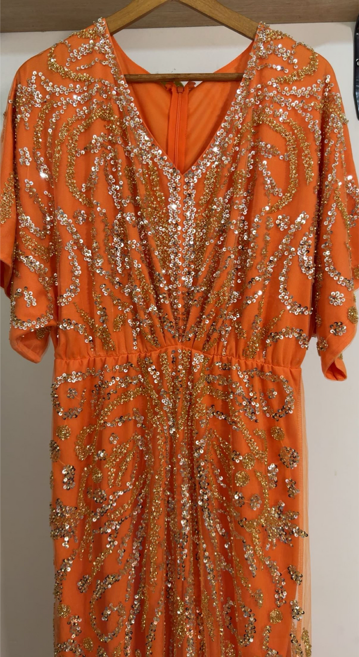 Robe soirée demi manches