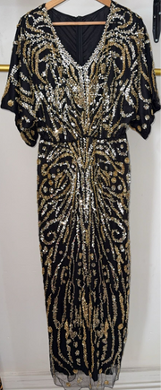 Robe soirée demi manches
