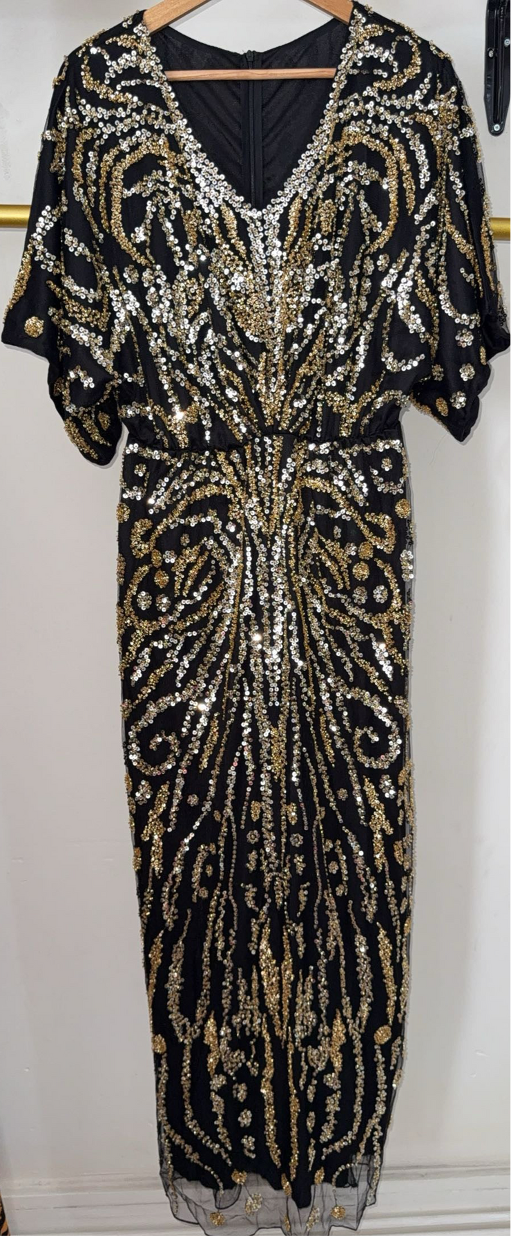 Robe soirée demi manches