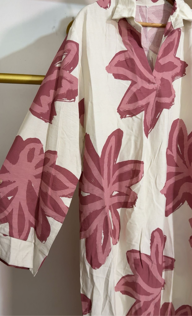 Robe longue florale