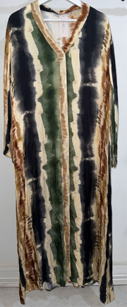 Robe longue satin de soie