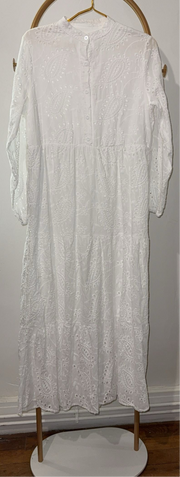 Robe blanche style bohème