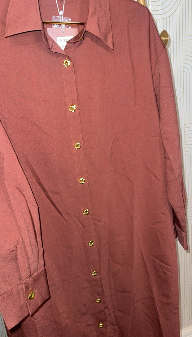 Robe chemise longue