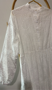 Robe blanche style bohème