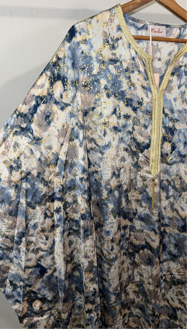Abaya avec doré