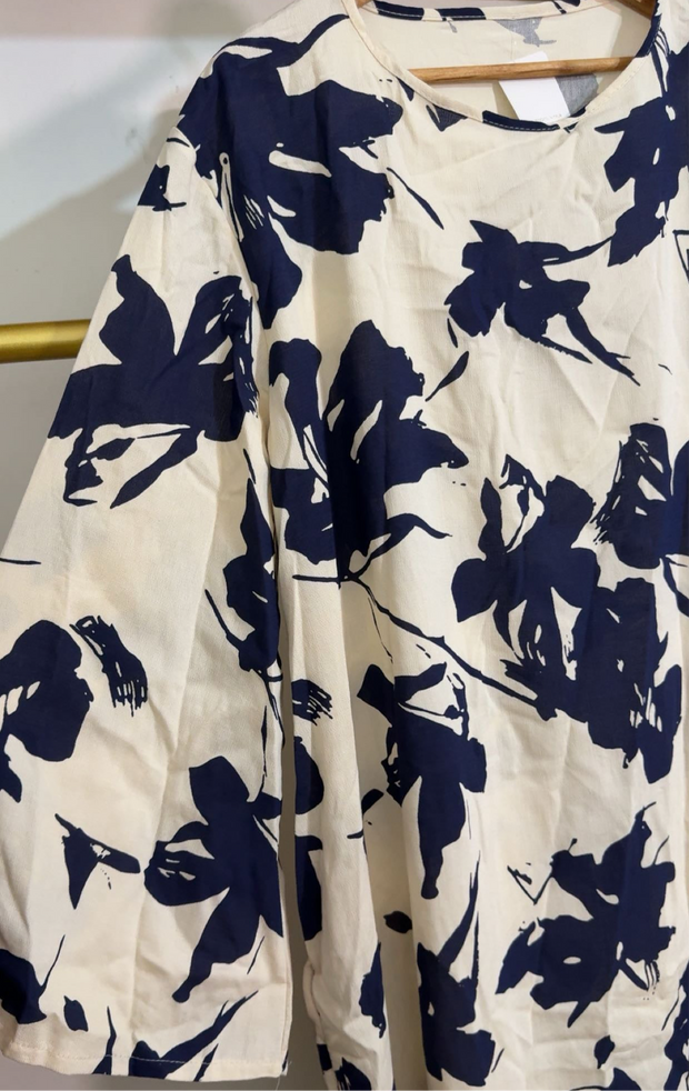 Robe longue florale