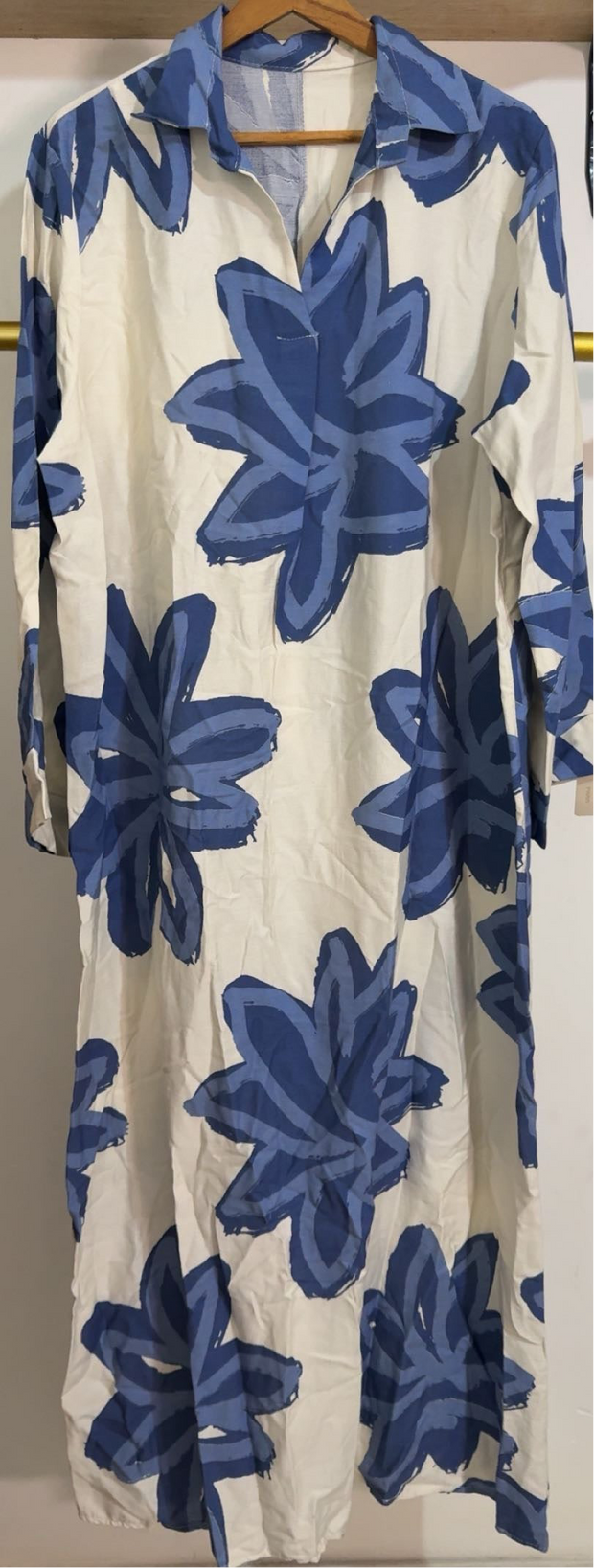 Robe longue florale