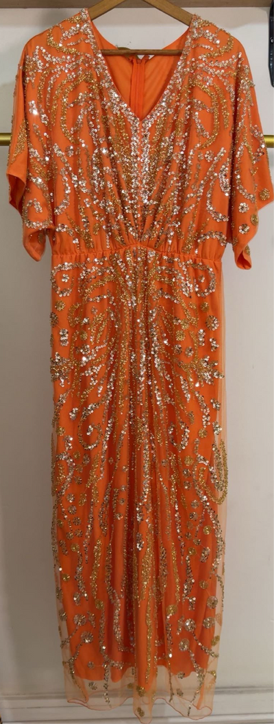 Robe soirée demi manches