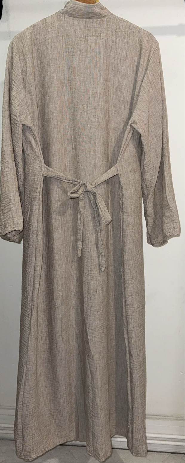 2 pièce robe sans manche longueet kimono