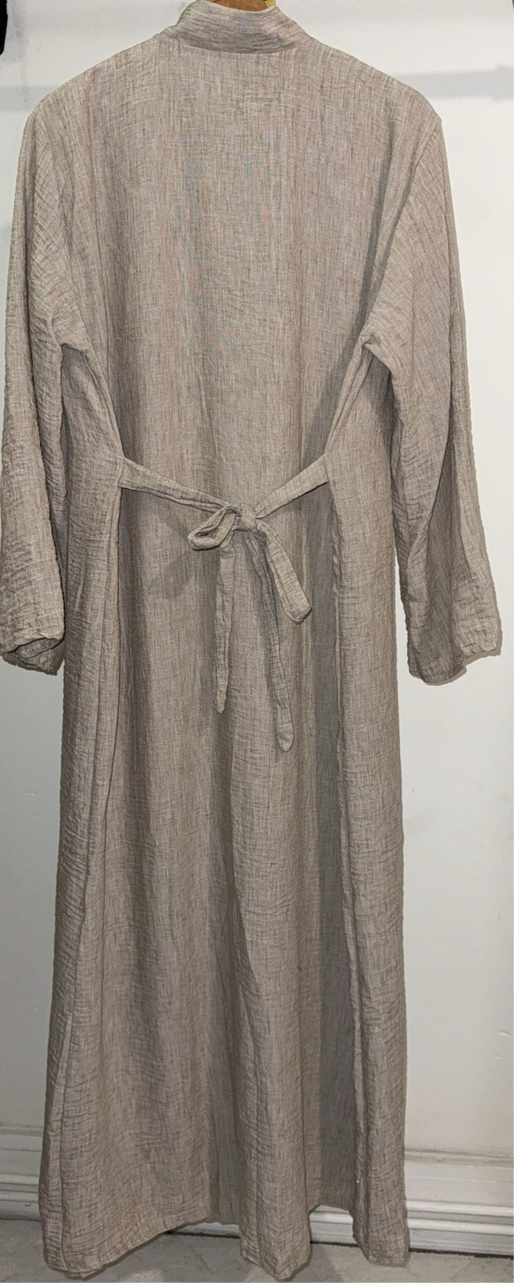 2 pièce robe sans manche longueet kimono