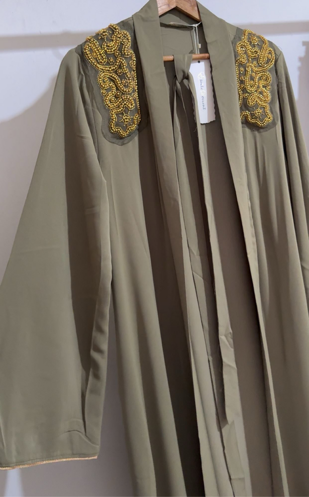 Kimono perlé avec ceinture