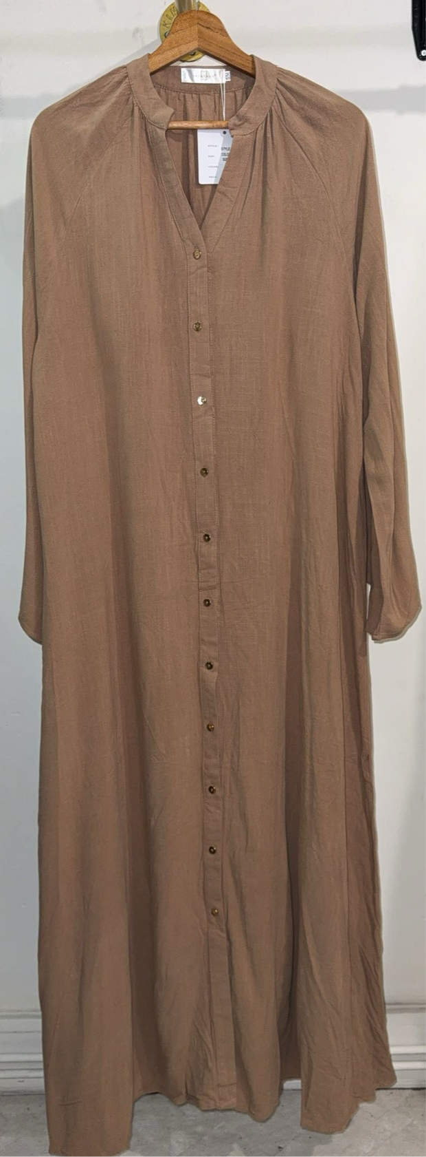 Robe chemise longue