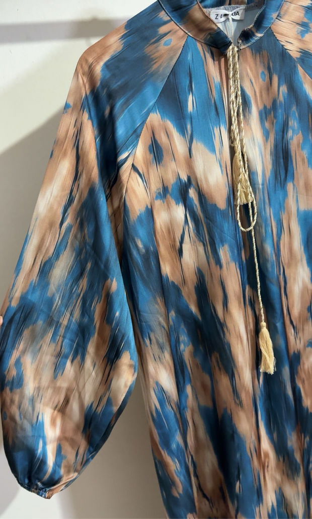 Robe longue satiné