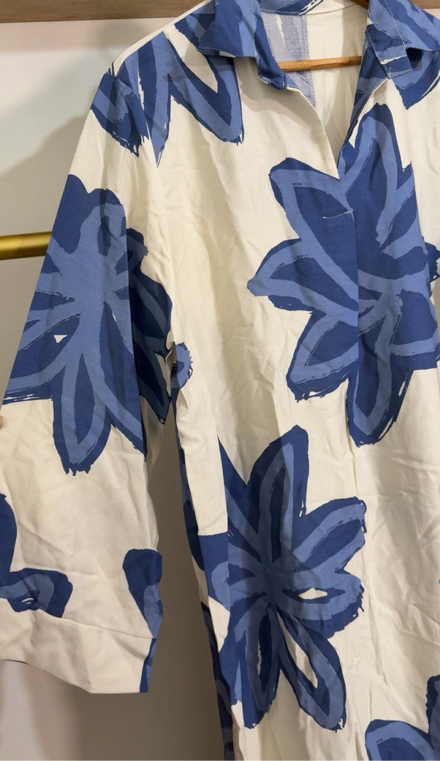 Robe longue florale