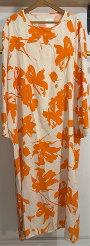 Robe longue florale