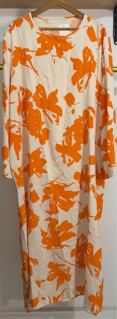 Robe longue florale