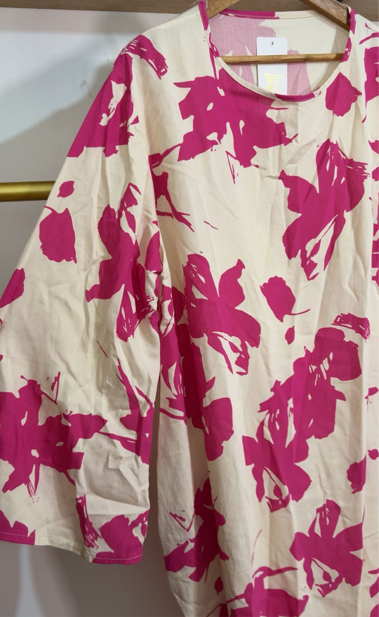 Robe longue florale