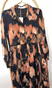 Robe longue avec ceinture