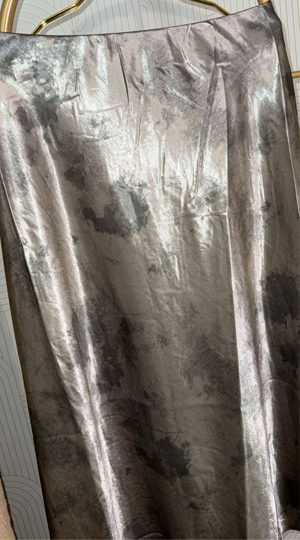 Jupe longue silver