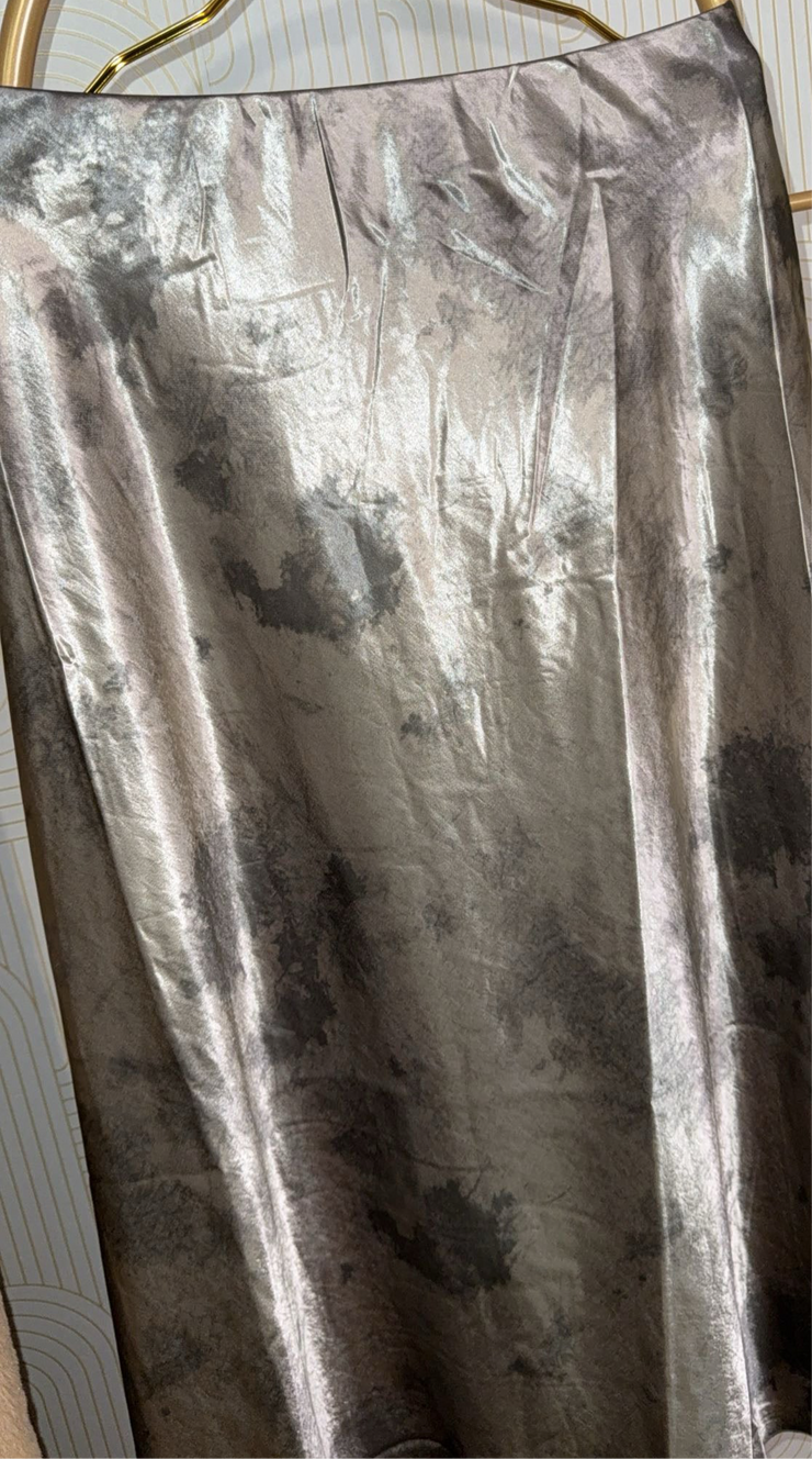 Jupe longue silver
