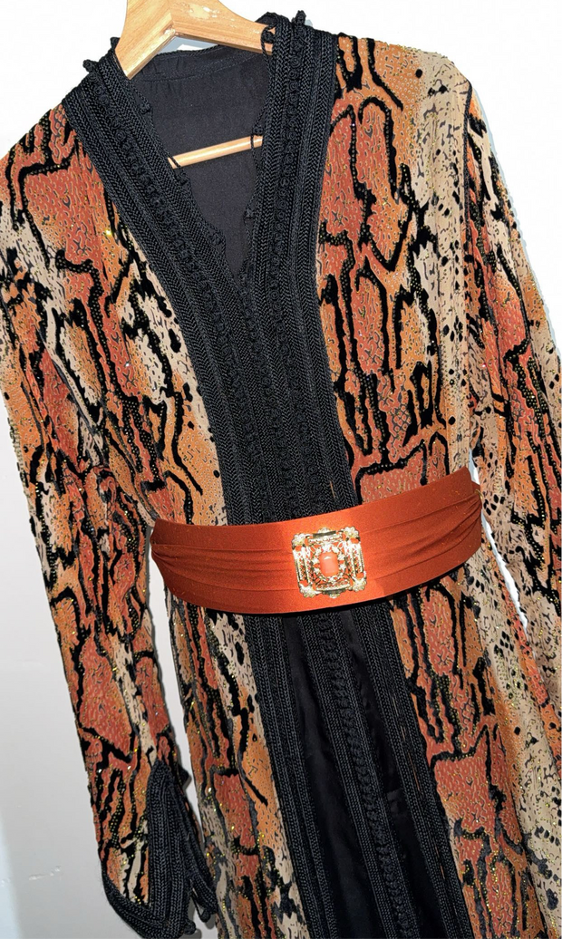 Caftan pailletée