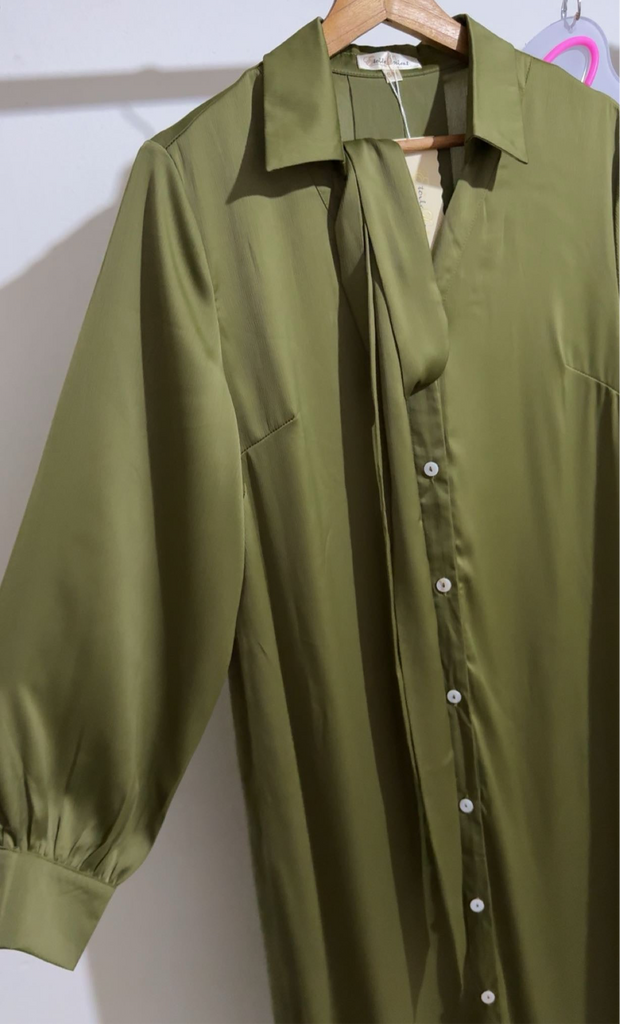 Robe chemise longue
