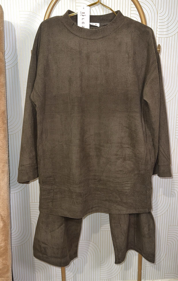 Ensemble velour