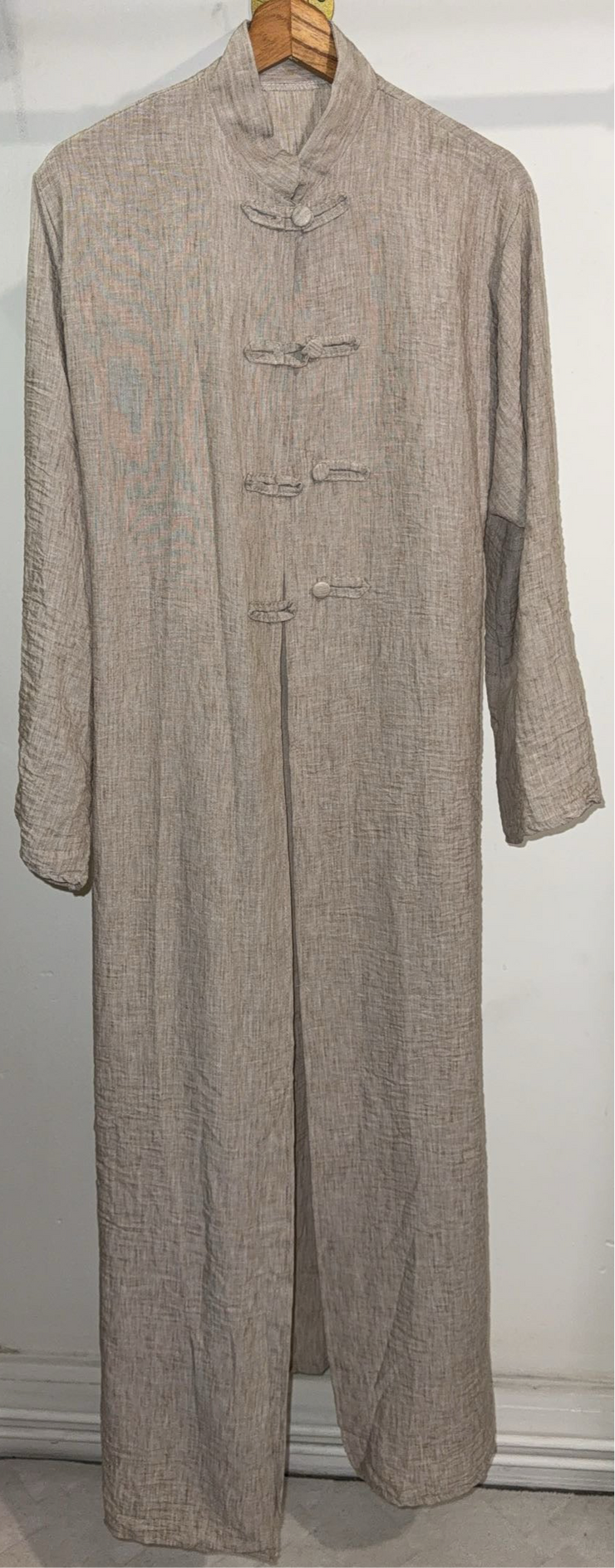 2 pièce robe sans manche longueet kimono