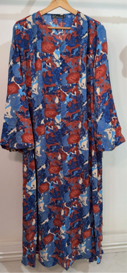 Robe longue avec ceinture