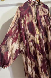 Robe longue satiné
