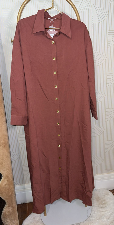 Robe chemise longue