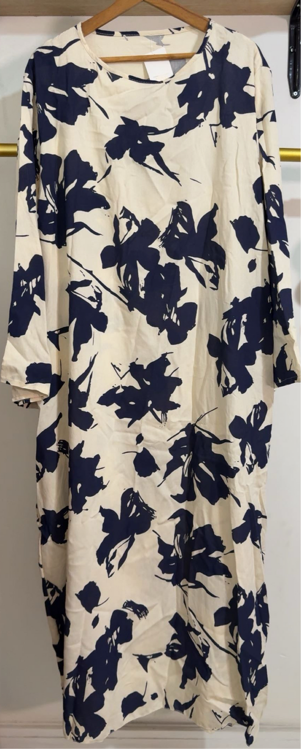 Robe longue florale