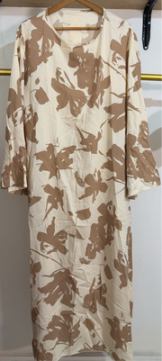 Robe longue florale