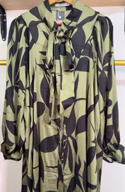 Robe longue manches bouffantes