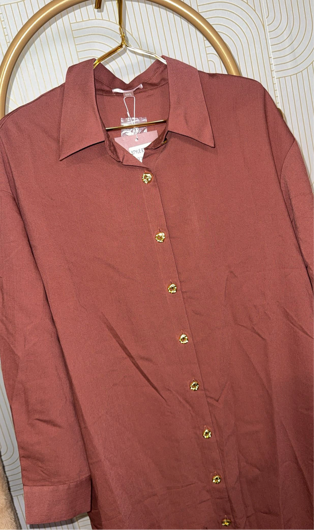Robe chemise longue