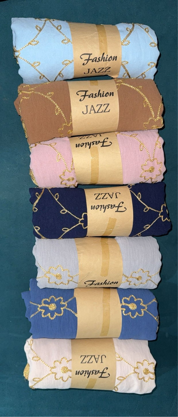 Foulard avec doré