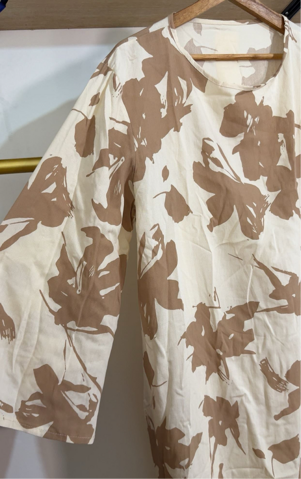 Robe longue florale