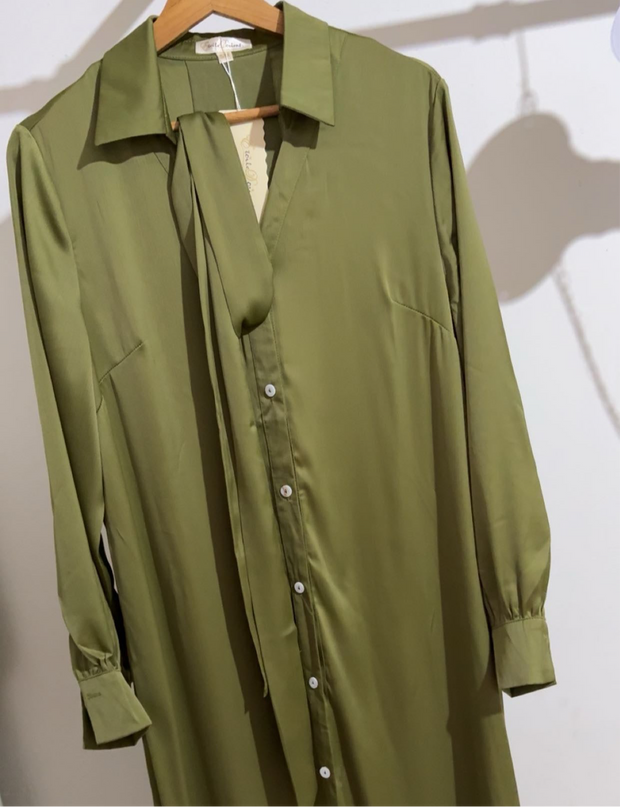 Robe chemise longue