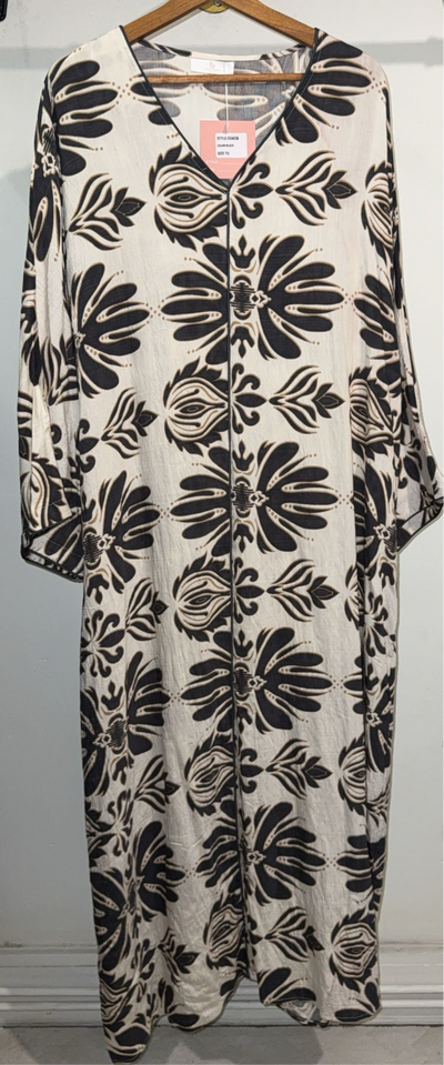 Robe longue en viscose