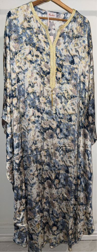 Abaya avec doré