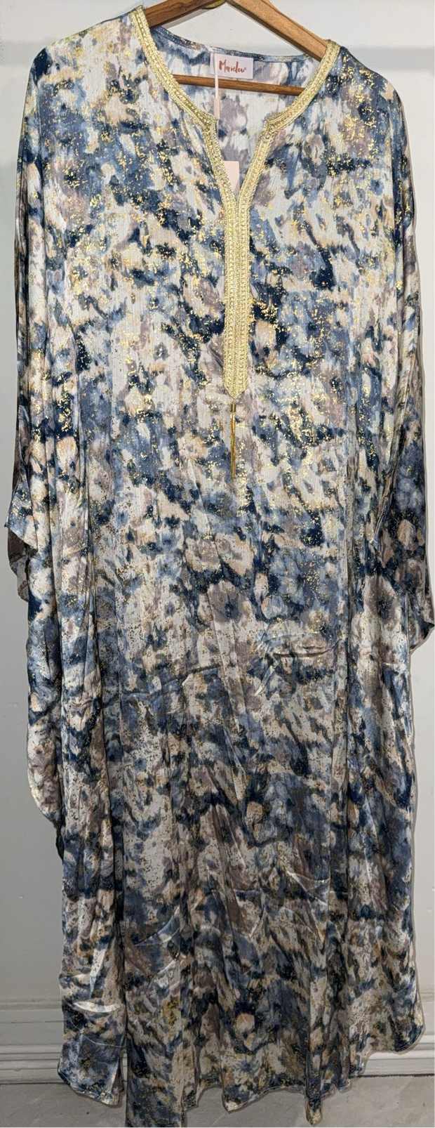 Abaya avec doré