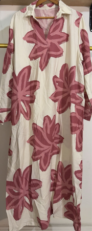 Robe longue florale