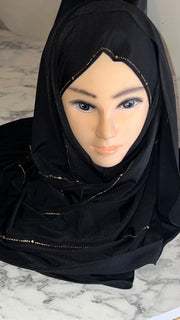 Hijab avec strass