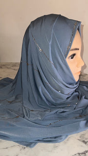 Hijab avec strass
