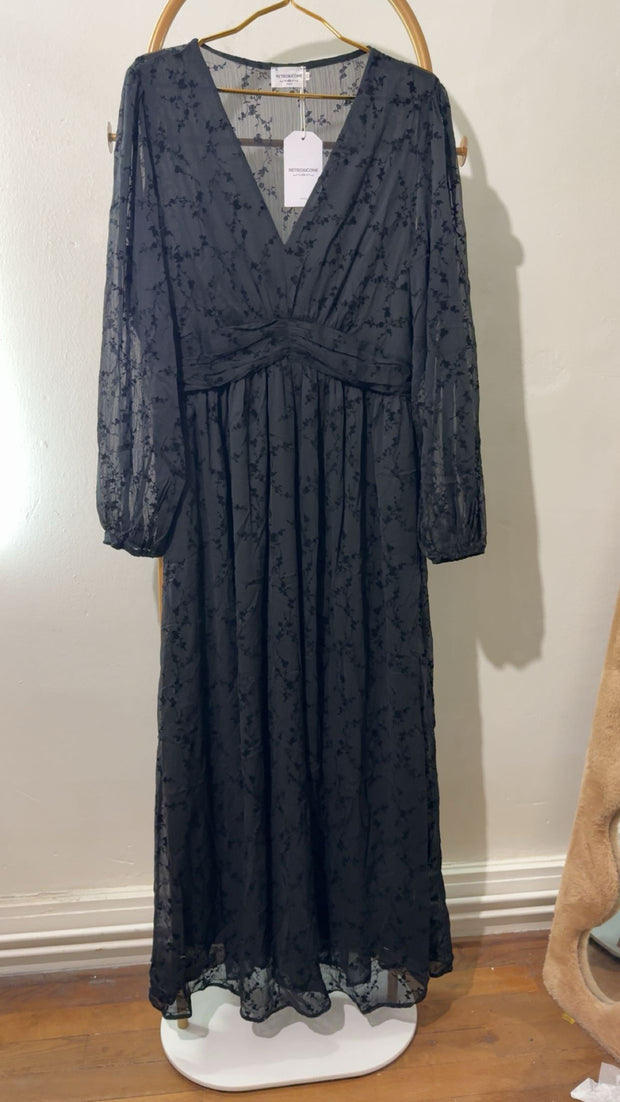 Robe longue noir