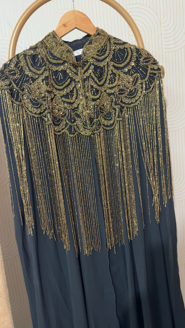 Abaya soirée deux pièces