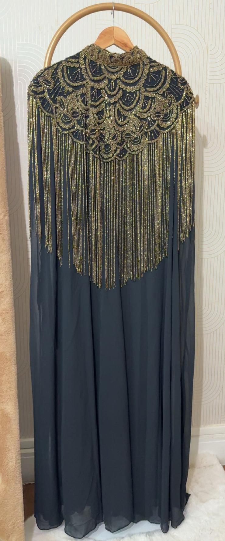 Abaya soirée deux pièces